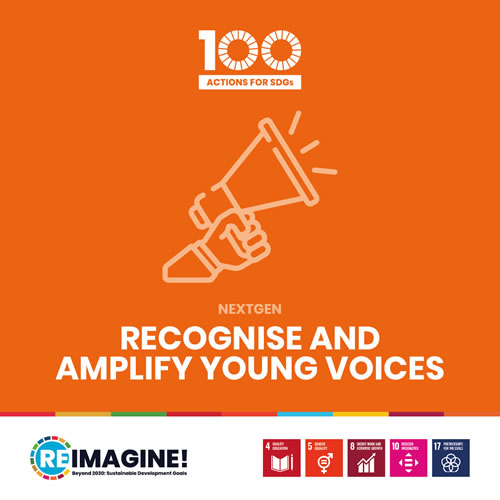 Recognise and amplify young voices