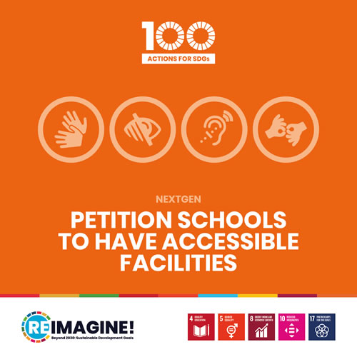 Petition schools to have accessible facilities